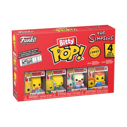 Φιγούρες Funko Bitty Pop! 4-Pack The Simpsons Bart Simpson, Mr. Burns, Krusty The Clown, Lard Lad