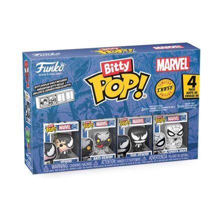 Φιγούρες Funko Bitty Pop! 4-Pack Marvel Spider-Man, Venom, Anti-Venom, She-Venom