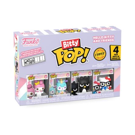 Φιγούρες Funko Bitty Pop! 4-Pack Hello Kitty and Friends My Melody, Pochacco, Badtz-Maru, Hello Kitty