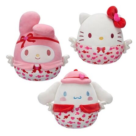 Λούτρινο Squishmallows Sanrio: Hello Kitty and Friends Valentine 1τμχ Τυχαία Επιλογή