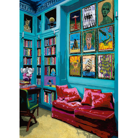 Παζλ 30082 St Room Room With Red Sofa 1000 Κομμάτια