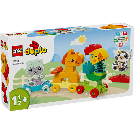 LEGO® DUPLO®: My First Τρένο με Ζώα, Παιχνίδι με θέμα τη Φύση (10412)