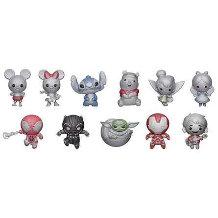 Μπρελόκ Disney D100 Series 1 3D Foam Bag Clip 1τμχ Τυχαία Επιλογή