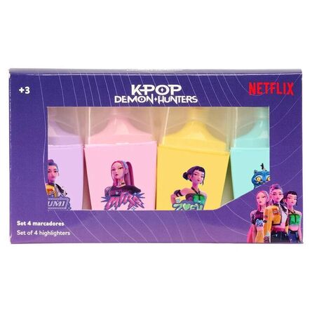 Σετ Υπογραμμιστών K-Pop Demon Hunters (4 pcs)