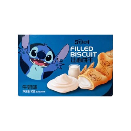 Μπισκότα Γεμιστά Disney Stitch Filled Biscuit Milk Flavor