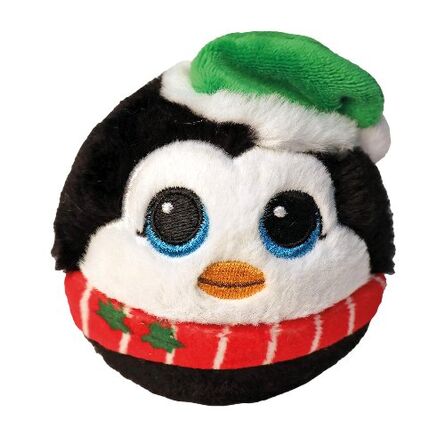 Λούτρινο TY Beanie Bouncers Χνουδωτό Μπαλάκι που Αναπηδάει Πιγκουίνος