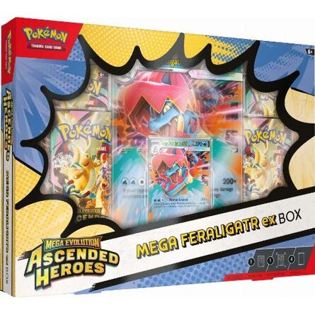 Pokemon TCG Mega Evolution: Ascended Heroes - Mega Feraligatr ex Box