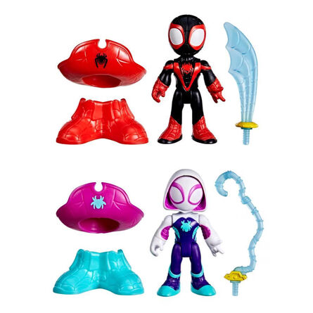 Hasbro Disney Jr. Marvel: Spidey And His Amazing Friends Waterwebs - Pirate Ghost-Spider & Pirate Spin Figures & Vehicles (G1462)