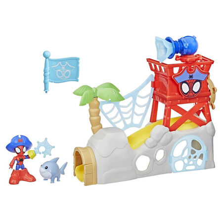 Μινι Φιγούρα Hasbro Spidey And His Amazing Friends Water Webs: Spidey Island - Playset (G0665)