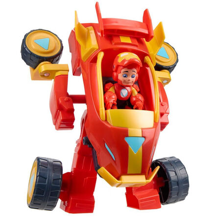 Μινι Φιγούρα Hasbro Marvel Iron Man And His Awesome Friends: Iron Man 2 in 1 Mech Suit & Vehicle - Figure & Vehicle (G1474)
