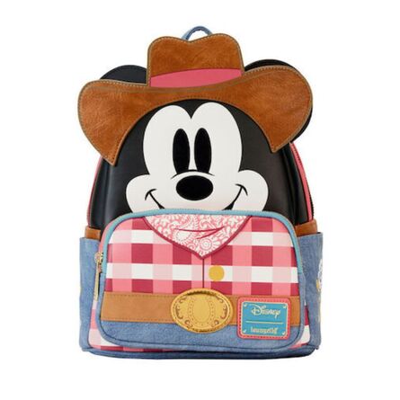 Τσάντα Πλάτης Loungefly  Disney Mickey Mouse "Western" - Mini Backpack