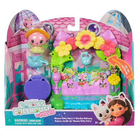 Spin Master Gabby's Dollhouse: The Movie - 'Queen Kitty Fairy's' Garden Balcony (20152986)