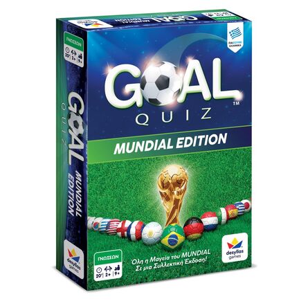 Επιτραπέζιο με Κάρτες Goal Quiz (Γκολ Κουΐζ) Mundial Edition