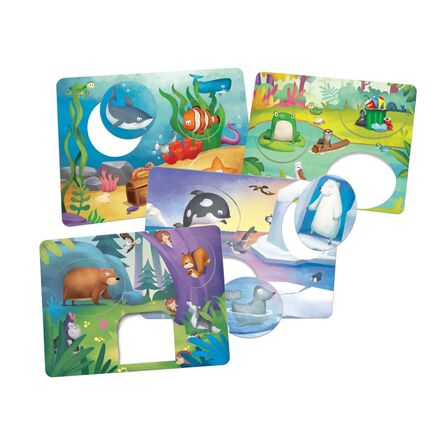 Εκπαιδευτικό Παιχνίδι Που Ζουν Τα Ζωάκια;