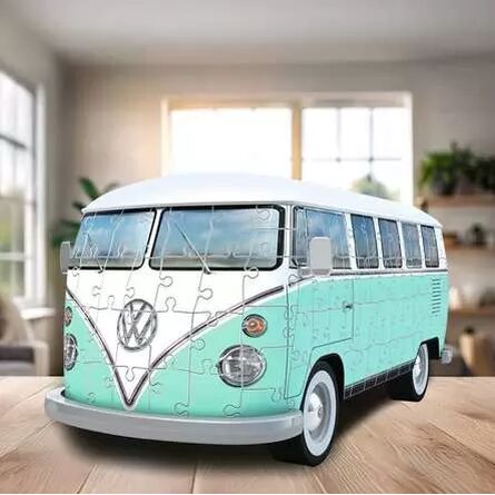 Παζλ Ravensburger 3D Puzzle: Iconics - Volkswagen T1 (162pcs) (12008035)