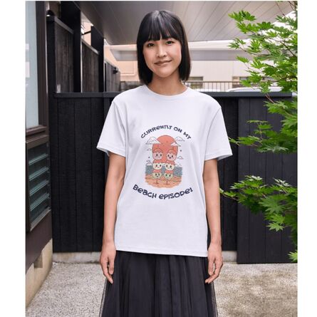 Nerdom ''Currently On My Beach Episode'' Premium T-shirt