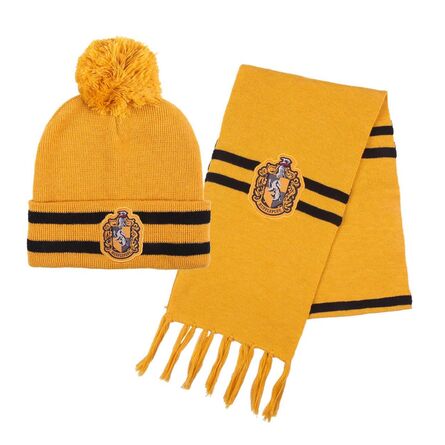 Σετ Κασκόλ και Σκούφος Harry Potter Hufflepuff