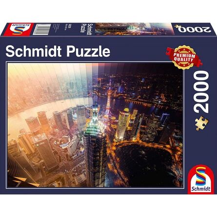 Puzzle 58239 Day And Night, Time Slice 2000 Pieces