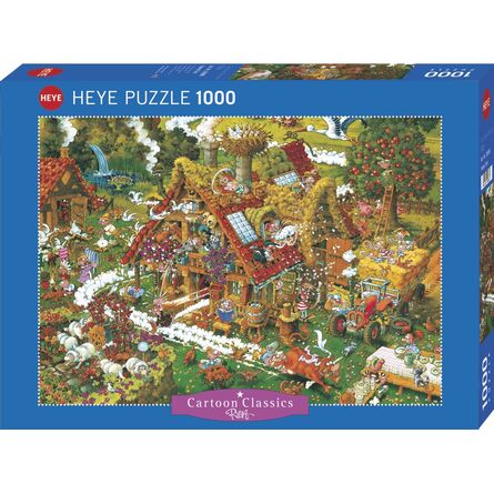Puzzle 29989 St Cartoon Classics Funny Farm 1000 Pieces