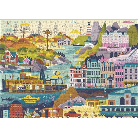 Puzzle 30020 Alexandre Clérisse Wes Anderson Films 1000 Pieces