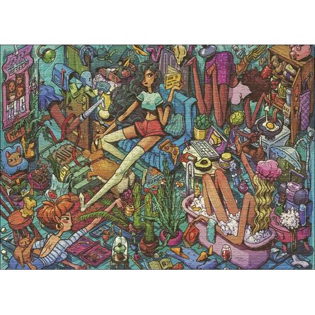 Puzzle 30022 Tr Tiurina Housemates 1000 Pieces