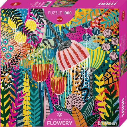 Puzzle 30037 Sq Flowery Beatiful Futures 1000 Pieces