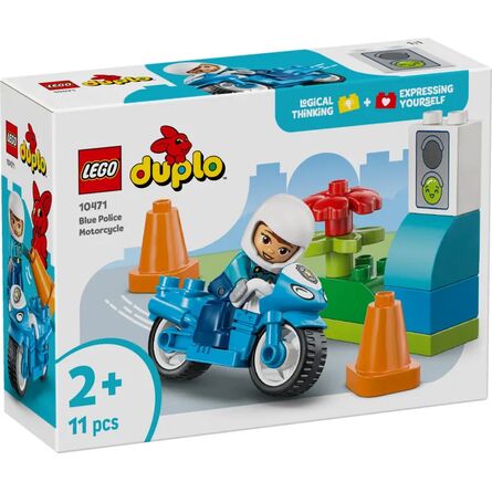 LEGO® DUPLO® Town: Blue Police Motorcycle (10471)