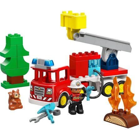 LEGO® DUPLO® Town: Fire Truck with Hose and Firefighter (10473)