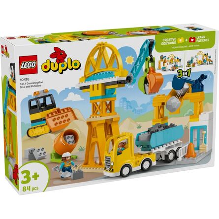 LEGO® DUPLO® Town: 3 in 1 Construction Site and Vehicles (10476)