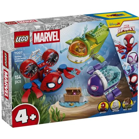 LEGO® Marvel: Spidey And His Amazing Friends Spidey: Underwater Vehicles (11207)