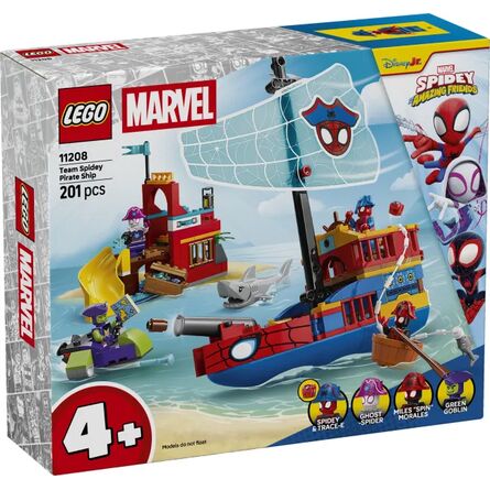 LEGO® Marvel: Spidey And His Amazing Friends Team Spidey Pirate Ship (11208)