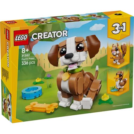 LEGO® Creator: Cute Animals: Playful Puppy Dog (31382) Along with an Easter Candle