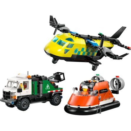 LEGO® City: Airplane, Service Truck & Hovercraft Remix (60505)