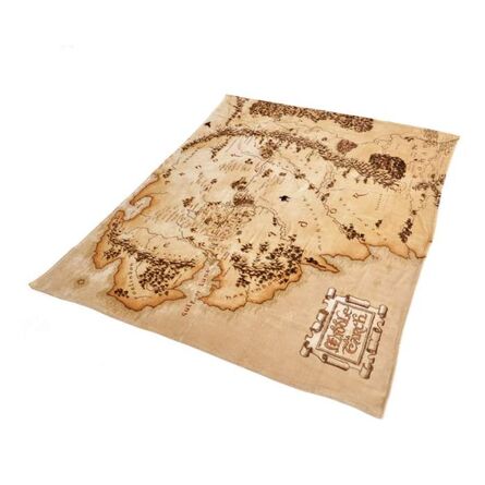 Κουβέρτα Lord of the Rings Cozy Blanket "Middle Εarth Map" Premium