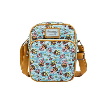 Τσάντα Χιαστί Loungefly Spongebob Gang Passport Bag