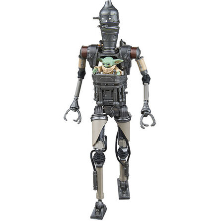Hasbro Fans Disney Star Wars: The Mandalorian Black Series - IG-12 & Grogu Deluxe Action Figure (15cm) (G0074)