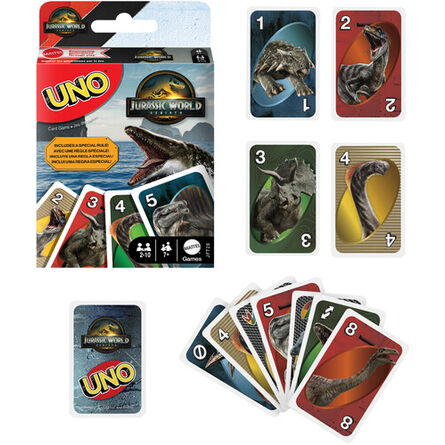 Επιτραπέζιο με Κάρτες Jurassic World Card Game UNO