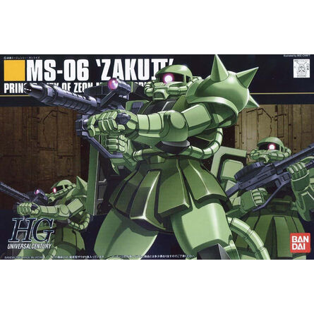 Gundam HGUC 1/144 MS-06 Zaku II Mass Production -Model Kit