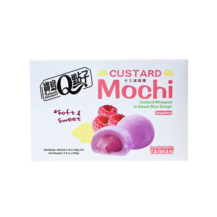 Custard Mochi Raspberry Flavour