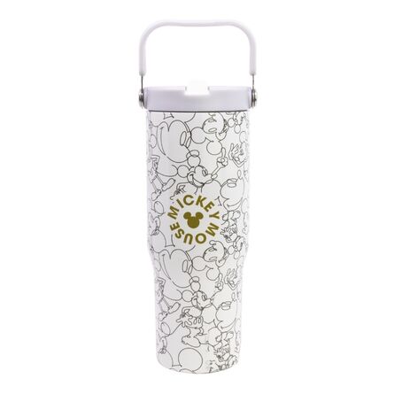 Disney Mickey Mouse Signature Insulated Stainless Steel Tubler with Handle
