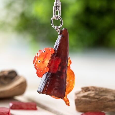 Studio Ghibli Howl's Moving Castle Calcifer Keychain