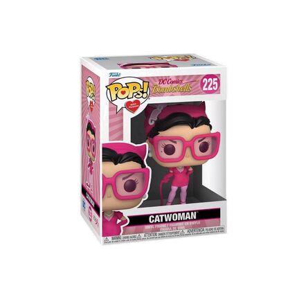 Φιγούρα Funko Pop with Purpose! DC Bombshells - Catwoman Breast Cancer Awareness