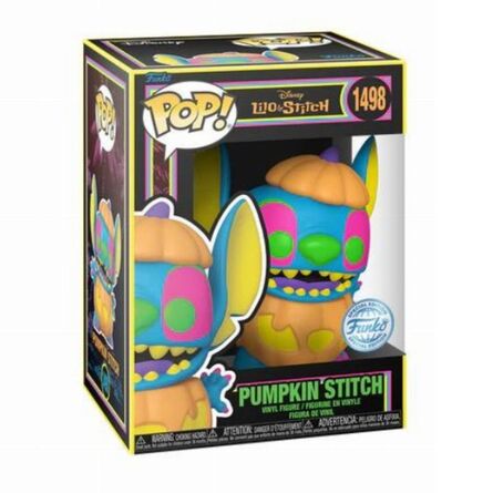 Φιγούρα Funko Pop! Disney: Lilo and Stitch - Pumpkin Stitch (Blacklight) (Special Edition)