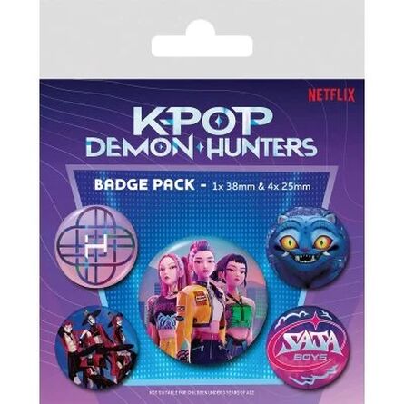Κονκάρδες K-POP Demon Hunters  Pin Set