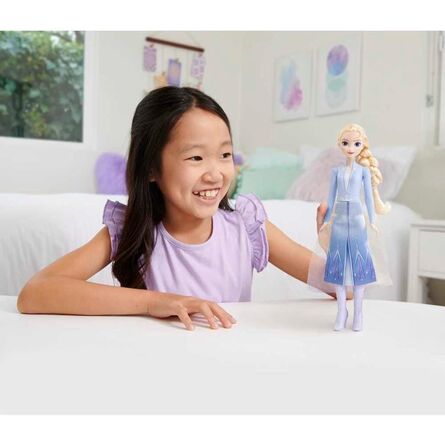Κούκλα Mattel Disney: Frozen - Elsa (Light Blue Dress) (HLW48)