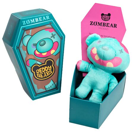 Λούτρινο Deddy Bears Zombear Plush with Coffin 14cm