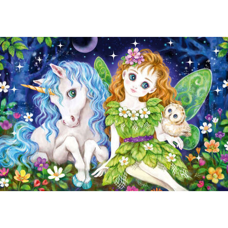 Puzzle 56376 Princess, Fairy And Mermaid3x48 Pieces