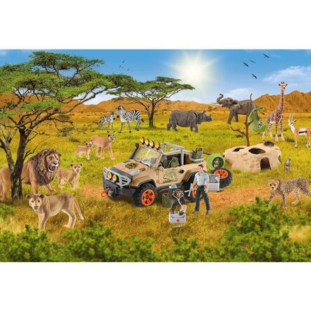 Παζλ 56466 Pu60 Schleich Wild Life, In The Savannah, Lion Cub 60 Κομμάτια
