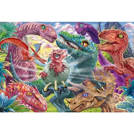Παζλ 56527 Small Dinosaurs, Big Adventures 100 Κομμάτια