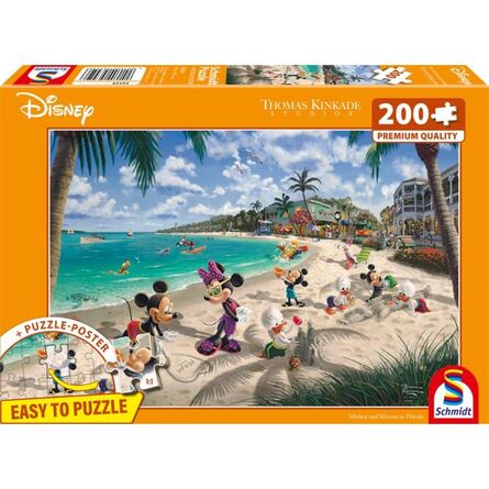 Παζλ 56559 Kinkade Mickey & Minnie In Florida 200 Κομμάτια